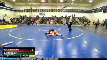 126 lbs Cons. Round 3 - David Phillips, Republic/Curlew vs Walker Rondeau, Forks