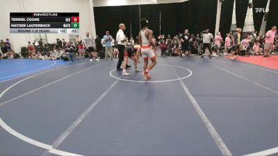 140 lbs Round 1 (6 Team) - Hayden Lauterback, Mat Assassins Black vs Terriel Cooke, Rebellion