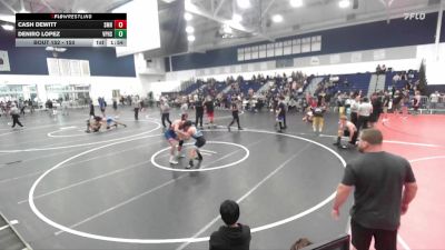 150 lbs Quarterfinal - DeNiro Lopez, Villa Park High School vs Cash DeWitt, San Marcos HS