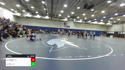 133 lbs Final - Jake Craig, Southern Maine vs Joziah Fry, Johnson & Wales