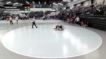 141 lbs Cons. Round 3 - Devin Williams, Northern Oklahoma College-Tonkawa vs Tyler Misenheimer, Northeastern Oklahoma