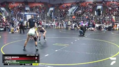 80 lbs Cons. Round 2 - Logan Case, St Joe Youth Wrestling vs Viktor Bensch, Dundee WC