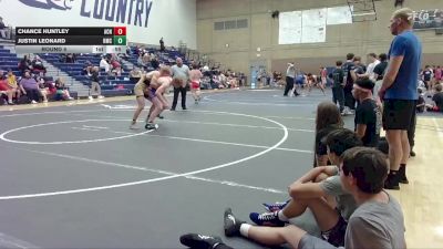 143-150 lbs Round 4 - Chance Huntley, Warrenton High School vs Justin Leonard, Hillsboro Mat Club