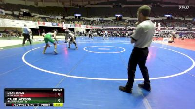 165 lbs Placement (16 Team) - Karl Dean, Gloucester vs Caleb Jackson, West Deptford