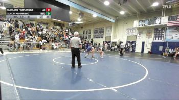 130 lbs Cons. Round 3 - Marlene Hernandez, La Sierra vs Zulley Guerrero, Montclair