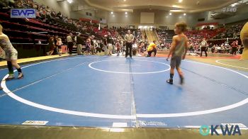 43 lbs Semifinal - Monty Daugherty, R.A.W. vs Barrett Smith, Owasso Takedown Club