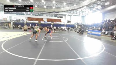 190 lbs Round 2 (3 Team) - Ashton Allen, Webster Schroeder High Sch vs Jack Wade, West Genesee Sr HS