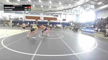 190 lbs Round 2 (3 Team) - Ashton Allen, Webster Schroeder High Sch vs Jack Wade, West Genesee Sr HS