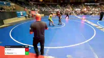 240 lbs Final - Azreal Smith, HURRICANE WRESTLING ACADEMY vs Ariana Maestas, Borger Youth Wrestling