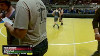 215 lbs Placement (4 Team) - Aiden Erickson, Caledonia/Houston vs Owen Willis, Sartell