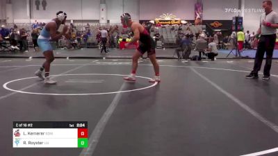 157 lbs C Of 16 #2 - Lucas Kemerer, Edinboro vs Rhise Royster, Long Island University