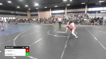 109 lbs Round Of 64 - Ella Cohen, Palo Alto Elite WC vs Amy Carlson, Clackamas WC