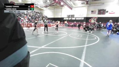 100 lbs Champ. Round 3 - Sierra Silva, Calabasas vs Suheily Chavez, Citrus Valley