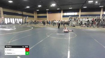 98 lbs 5th Place - Robert Green, Silverback WC vs Chance Mattox, Scrap Yard Garage