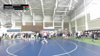 51 lbs Cons. Semi - Addie Bingham, Shelley Mat Club vs Nawai Naki, Westlake Wrestling Club