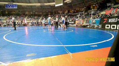 130 lbs Quarterfinal - Trey Hoette, Angry Fish vs Callahan Earnest, Jayhawk Wrestling Club