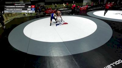 190 lbs Cons. Quarters - Alejandro Rodriguez, Driller Wrestling Club vs William Schindele, Mark Munoz Reign Wrestling Club