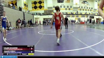 106 lbs Quarterfinal - Caleb Schaefer, Maurer Coughlin Wrestling Club vs Mason Goelz, Contenders Wrestling Academy