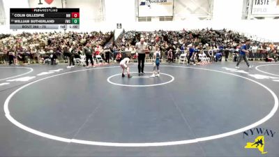 75 lbs Champ. Round 2 - Colin Gillespie, Minisink Wrestling vs William Sutherland, Franklinville Wrestling Club