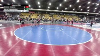 132 lbs 5th Place Match - Bryant Zimmerman, Nebraska Elite vs Chance Wagner, Badlands Brawlers