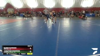 175 lbs Round 1 (16 Team) - Quinn Kaminski, Denmark vs Christian Shamoon, Glenbrook South