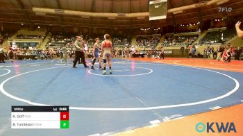 120 lbs Quarterfinal - Kash Goff, Piedmont vs Bentley Tumleson, Fort Gibson Youth Wrestling