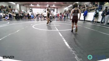 55 lbs Semifinal - Archer Collett, Eufaula Ironheads Wrestling Club vs River Tyler, Hulbert