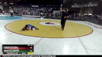 59 lbs Champ. Round 3 - Brantley Druffel, Lionheart Wrestling Club vs Carson Mitchell, Tonasket Tigers Wrestling