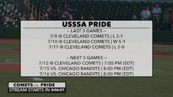 Full Replay - 2019 USSSA Pride vs Cleveland Comets | NPF - USSSA Pride vs Cleveland Comets | NPF - Jul 12, 2019 at 5:52 PM CDT