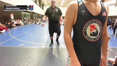 120 lbs Rr Rnd 1 - Gavin Ghersi, Pope Junior Wrestling Club vs Branson Mason, South Georgia Athletic Club