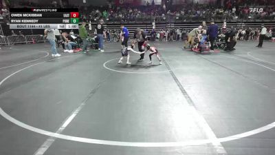 41 lbs Consi Of 8 #1 - Owen McKibban, Eastern Junior Vikings vs Ryan Kennedy, Power Half Wrestling Academy