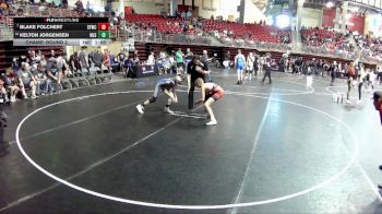85 lbs Champ. Round 2 - Blake Folchert, Sutherland Youth Wrestling Club vs Kelton Jorgensen, NGSE
