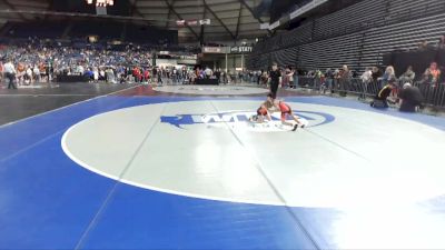 71 lbs Champ. Round 1 - Weylin Bliss, Blaine Barracudas Wrestling Club vs Jacen Riojas, Victory Wrestling-Central WA