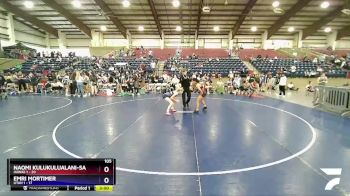 105 lbs Placement (4 Team) - Naomi Kulukulualani-Sales, Hawaii 1 vs Emri Mortimer, Utah 1