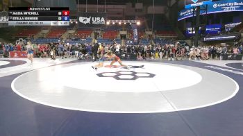 100 lbs Champ. Rd Of 32 - JaLeia Mitchell, OH vs Stella Isensee, CO