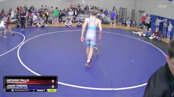 150 lbs Quarterfinal - Anthony Pallis, Eastern Oregon Elite vs Jaxon Harada, Cornerstone Mat Club