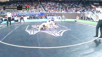 D2-157 lbs 1st Place Match - Johnathan Ford, Bay City John Glenn vs Lane Blanchard, Otsego