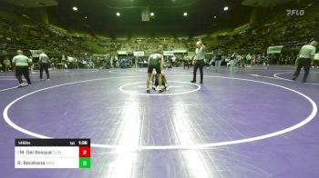 146 lbs Quarterfinal - Max Del Bosque, Clovis North vs Romeo Barahona, South