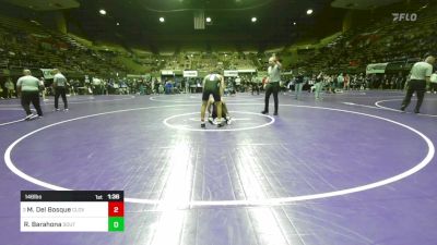 146 lbs Quarterfinal - Max Del Bosque, Clovis North vs Romeo Barahona, South