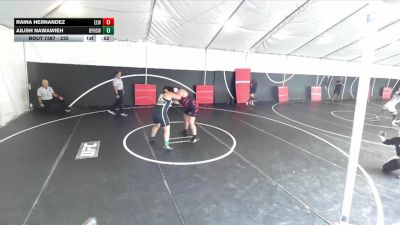 235 lbs Cons. Round 3 - Ailish Nawawieh, Buena Park High School Wrestli vs Raina Hernandez, Eastvale Elite Wrestling