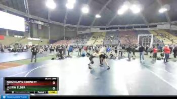 152 lbs Cons. Round 2 - Noah Davis-Cornett, IN vs Justin Elder, MI