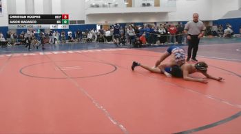 126 lbs Cons. Round 3 - Jason Marasco, North Burlington vs Christian Hoopes, Washington Township