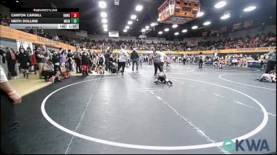46 lbs Rr Rnd 1 - Canton Cargill, Duncan Demon Wrestling vs Heith Dollins, Madill Takedown