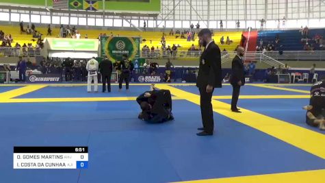 OTAVIO GOMES MARTINS vs IGOR COSTA DA CUNHAAtos 2023 Brasileiro Jiu-Jitsu IBJJF