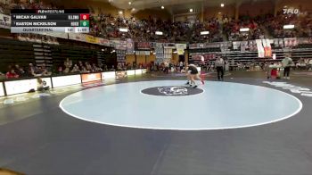 175 lbs Quarterfinal - Easton Nickelson, Hoxie Hs vs Micah Galvan, Ellsworth Hs
