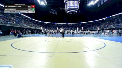 130 lbs Round Of 16 - Tyler Youngcourt, Hazleton Area vs Max Kohser, Pine Richland