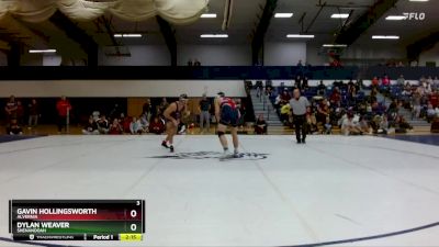 174 lbs Semifinal - Dylan Weaver, Shenandoah vs Gavin Hollingsworth, Alvernia