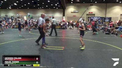 67 lbs Round 3 (6 Team) - Miguel Rainer, Pitbulls Elite vs Jackson Collins, Team Illinois