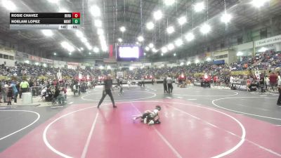 46 lbs Quarterfinal - Rosie Chavez, Duran Elite vs Noelani Lopez, Montrose Elite