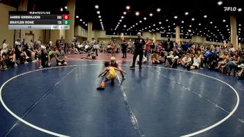 55 lbs Round 4 (6 Team) - James Gremillion, Elevate WC vs Braylen Rone, Tasmanian Devils